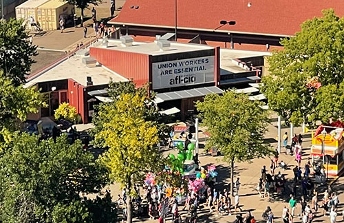 Photograph of the Minnesota AFL-CIO Labor Pavilion