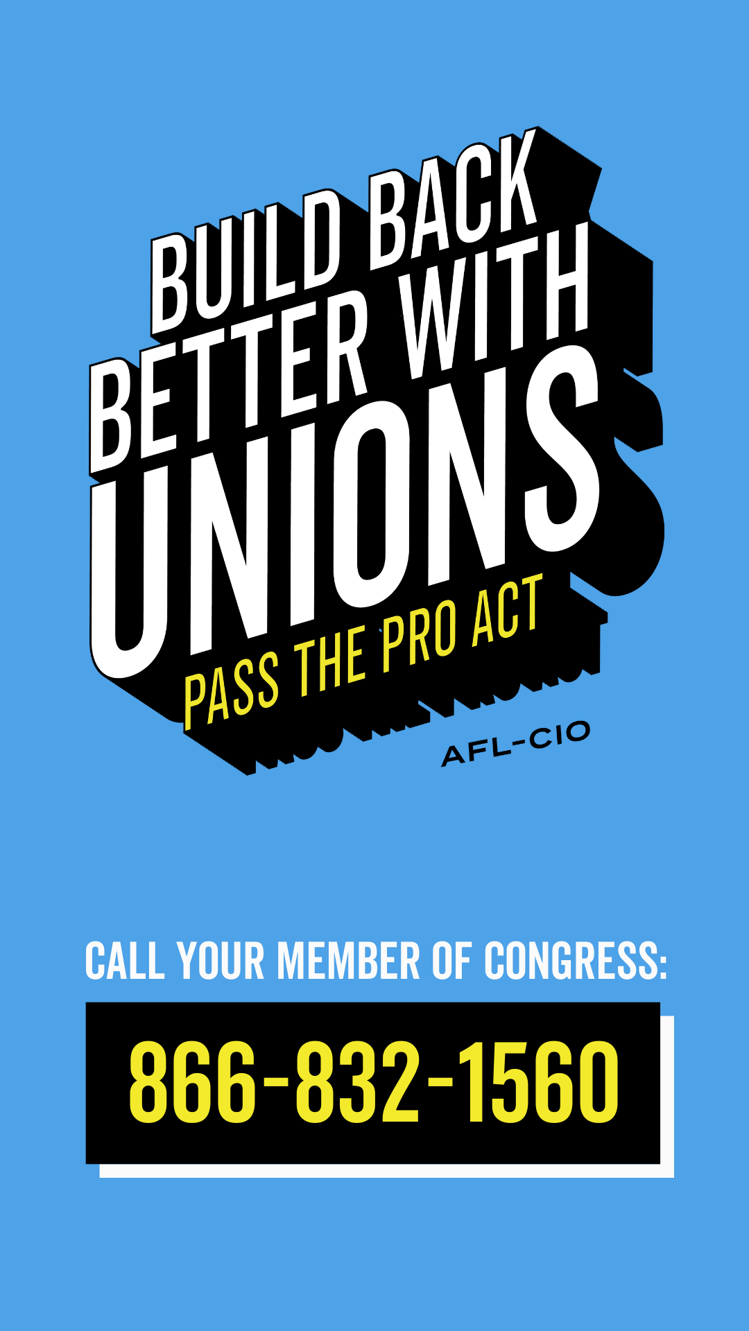 Build Back Better with Unions: Pass the PRO Act