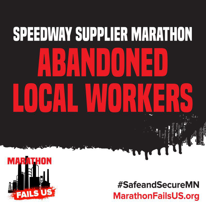 Speedway Supplier Marathon Abandoned Local Workers